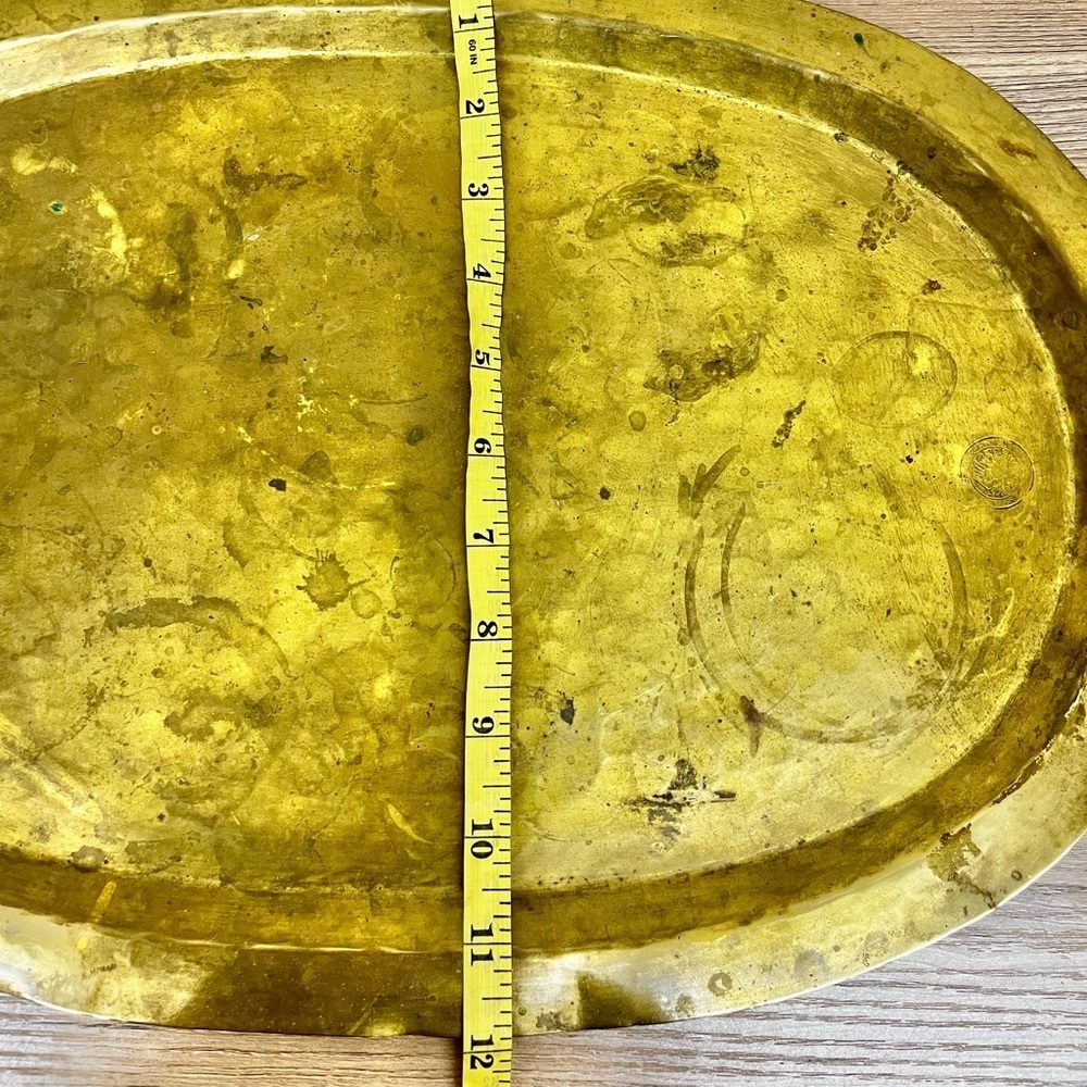 Antique Russian Hand Made Heavy Weight Tray - Picture 5 of 10